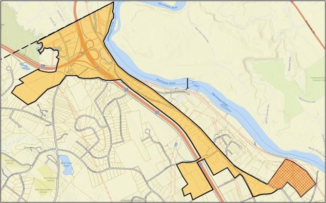 Bow Business Corridor TIF Map