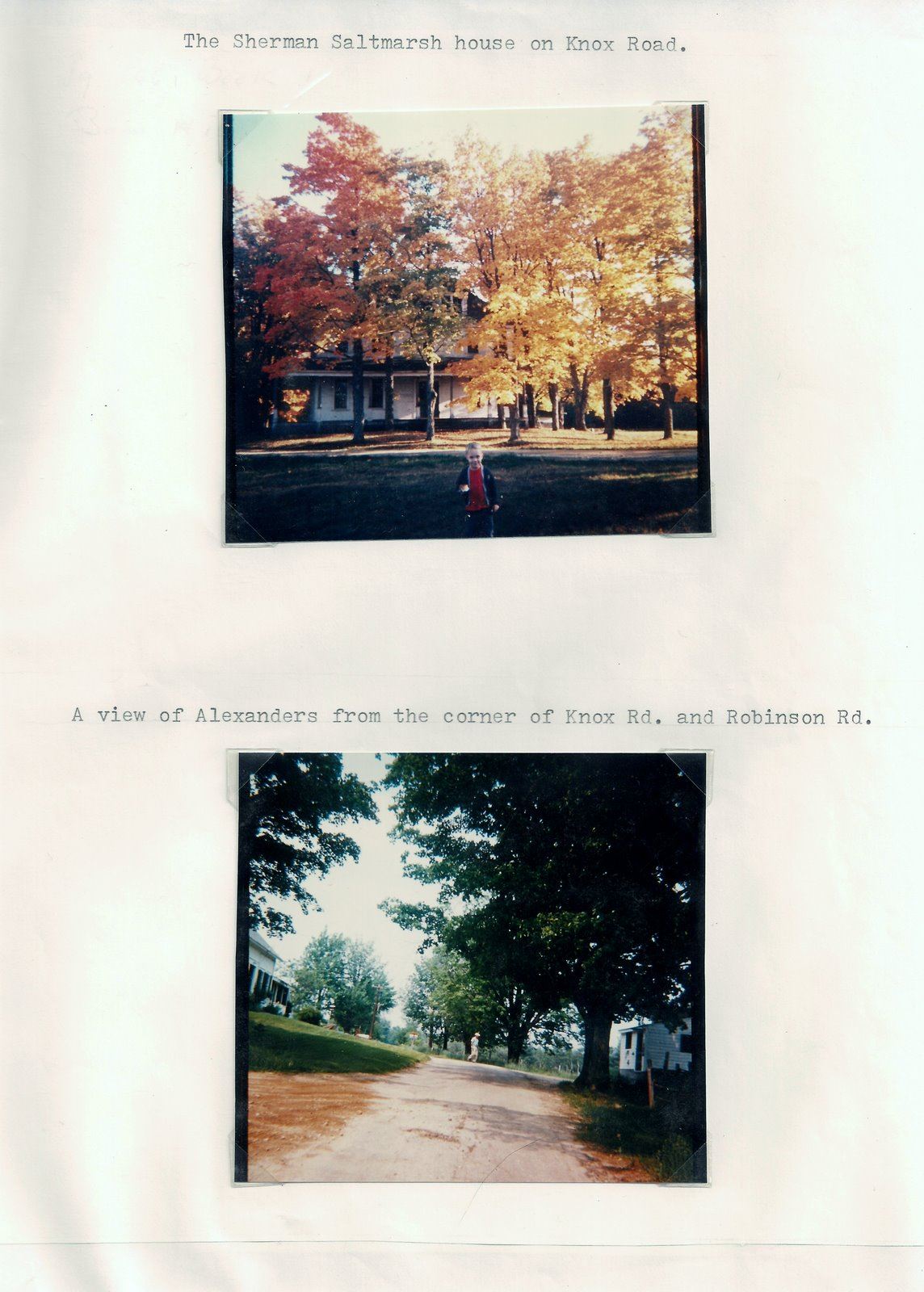 068 - Page 65 Sherm Saltmarsh farmon Knox Road, Mike Alexanders barn (shows old road)