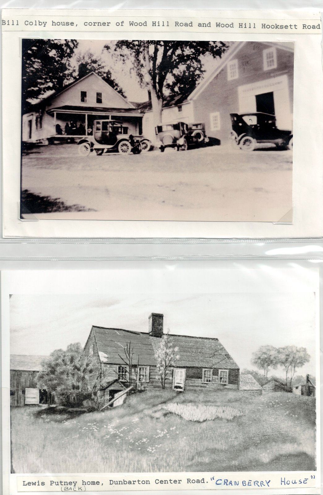 057 - Page 54  Bill Colbys house at corner of Wood Hill Road and Wood Hill