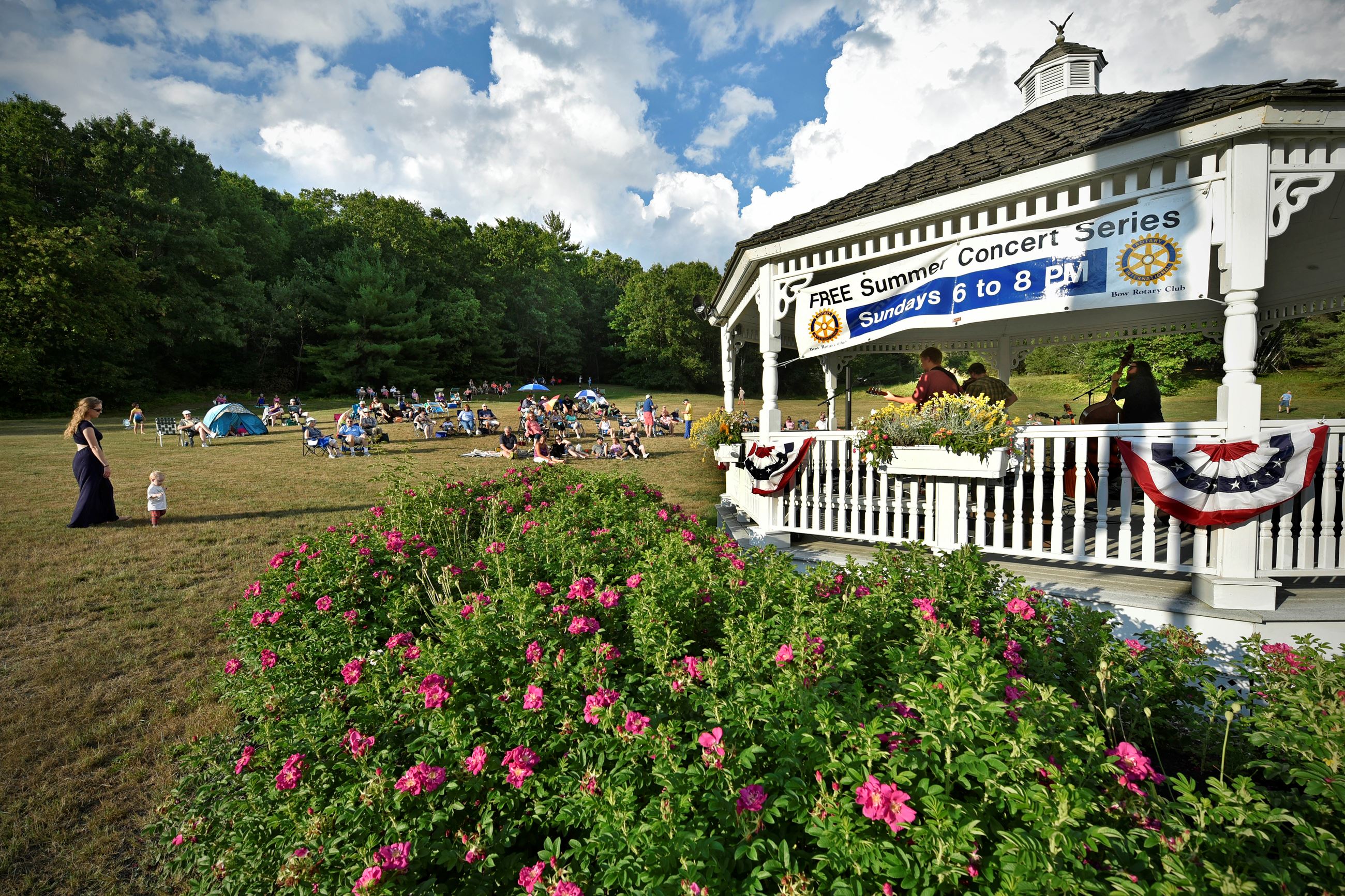 Rotary Club sponsors summer concerts - photo by Eric Anderson